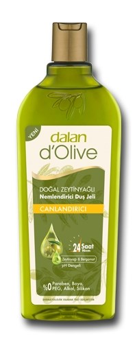 Гель д/душа Dalan D'Olive увлажняющий и бодрящий 400 мл (12 шт) - фото 825421