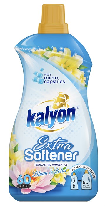 Kalyon Концентрированный кондиционер для белья Лилия и Лотос 1500 мл (9 шт) - фото 826017