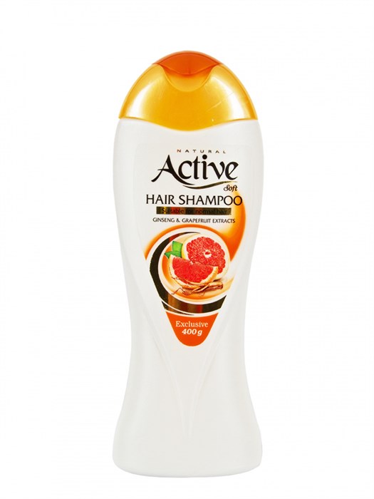 ACTIVE Шампунь для нормальных волос "Экстракт грейпфрута и женьшеня" NATURAL, 400 мл (12 шт) - фото 826274