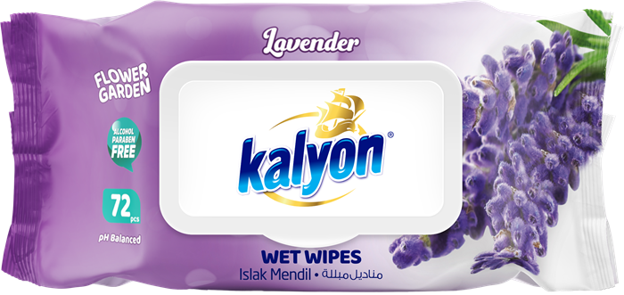 Kalyon Влажные Салфетки Лаванда 72 шт (12 шт) - фото 826368