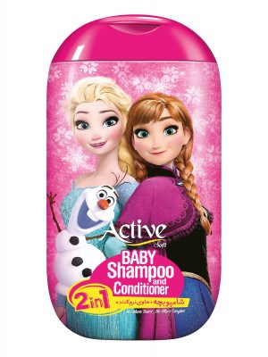 ACTIVE Детский шампунь и кондиционер 2в1 "Frozen", 280 мл (12 шт) - фото 826379