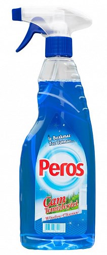 PEROS средство для мытья стекол синий 500мл (12 шт) - фото 826592