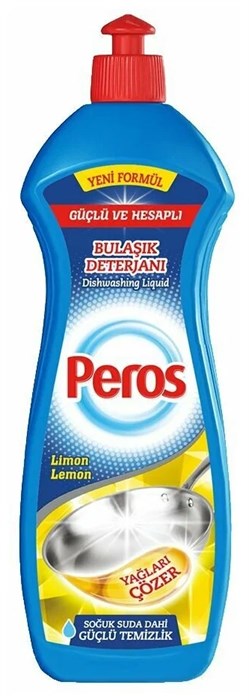 PEROS Средство для мытья посуды "ЛИМОН" (СИНЯЯ ТАРА) 500мл (24 шт) - фото 826602