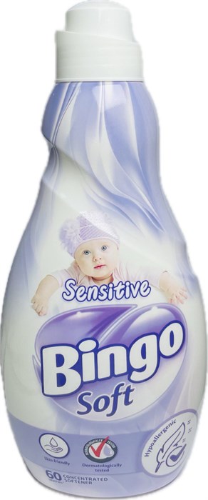 BINGO SOFT концентр. кондиционер для белья SENSITIVE 1440мл (9 шт) - фото 826666