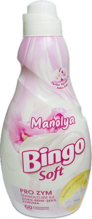 BINGO SOFT концентр. кондиционер для белья БЕЛЫЙ (MАGNOLIA GARDEN - САД МАГНОЛИИ) 1440мл (9 шт) - фото 826667