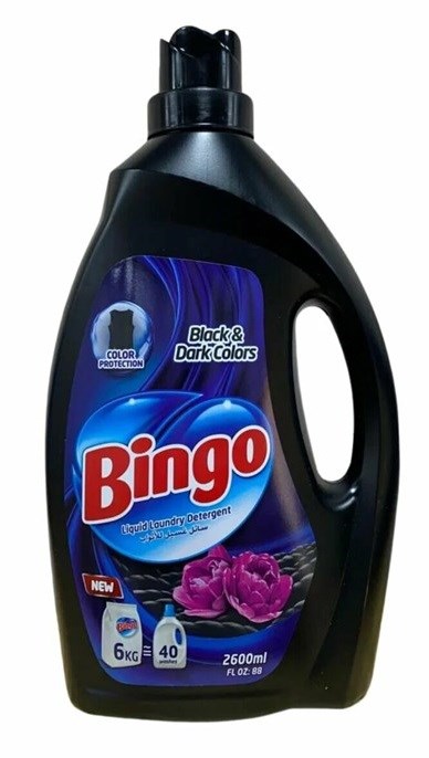 BINGO средство для стирки (LIQUID DET BLACK) 2.6л (6 шт) - фото 826695