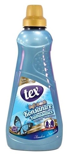 Tex Кондиционер для белья Fabric Softener (Blue) Cotton Delicacy 1.5л (8 шт) - фото 826703