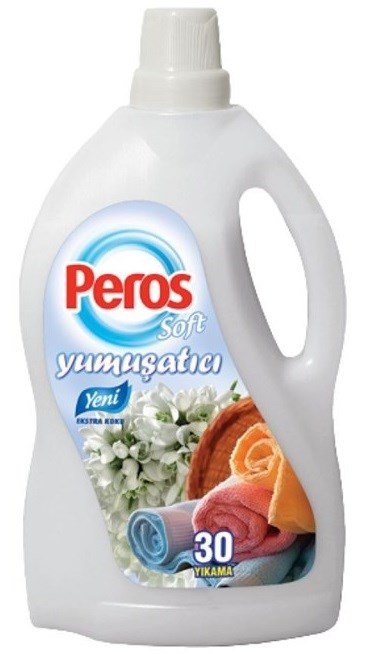 PEROS кондиционер для белья "Свежие цветы" 3л (4 шт) - фото 826716