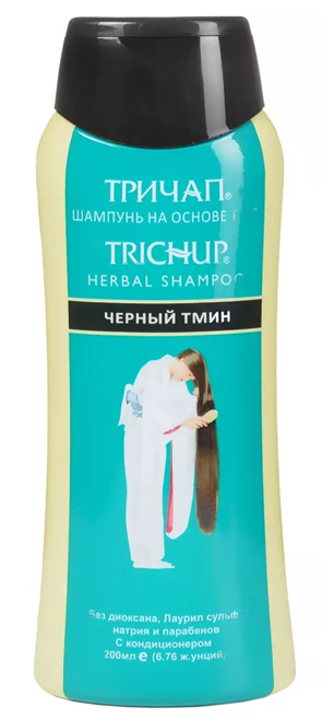 Trichup Шампунь для волос с черным тмином 200 мл (6/48 шт) - фото 826741
