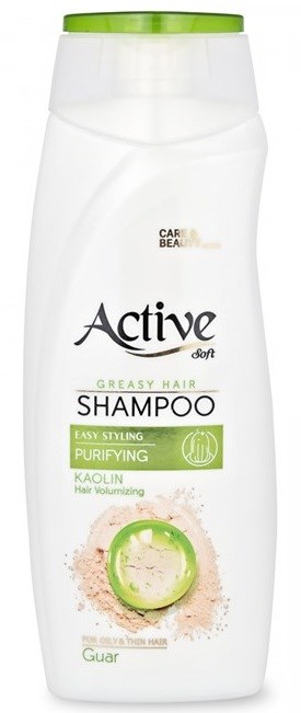 ACTIVE Шампунь для объема волос CARE & BEAUTY. С каолином и гуаром, 350 мл (12 шт) - фото 826746