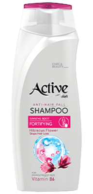 ACTIVE Шампунь укрепляющий, защита от выпадения волос CARE & BEAUTY с витамином B6 350 мл (12 шт) - фото 826749