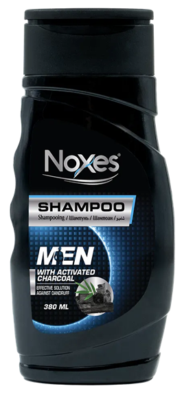 NOXES SHAMPOO FOR MEN (Активированный уголь) 380мл (12 шт) - фото 826754