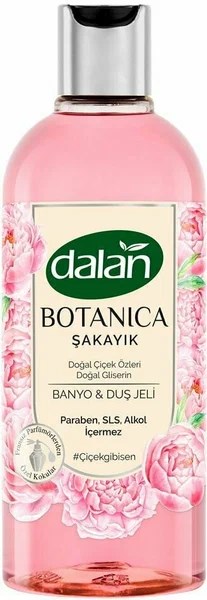 DALAN Botanica Гель д/душа Терапия цветочным ароматом Пион 500 мл (12 шт) - фото 826759