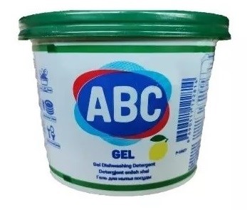 ABC Гель паста для мытья посуды Лимон 400 гр. (24 шт в коробке) - фото 826778