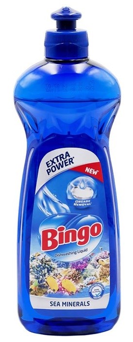 BINGO ЖИДКОЕ СРЕДСТВО ДЛЯ МЫТЬЯ ПОСУДЫ DINAMIC SEA MINER 400 мл (16 шт) - фото 826784