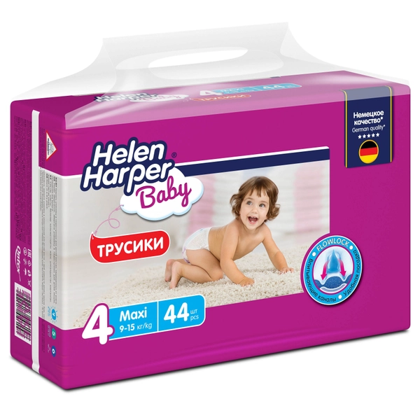Детские трусики Helen Harper Baby 4-ка Maxi 44 шт (9-15 кг) - фото 826800