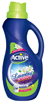 ACTIVE Гель для стирки белья универсальный "Clean Breeze" Альпийские луга, 1500 мл, Green (9 шт) - фото 826839