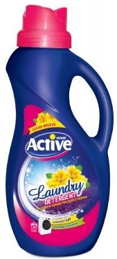 ACTIVE Гель для стирки белья универсальный "Clean Breeze" Степные цветы, 1500 мл, Pink (9 шт) - фото 826841