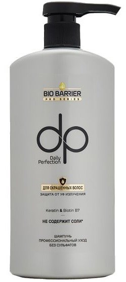 ДЭКСКЛЮЗИВ Шампунь Bio Barrier Профессиональный Уход без сульфат ДЛЯ ОКРАШЕННЫХ ВОЛОС 800 мл (12 шт) - фото 826937