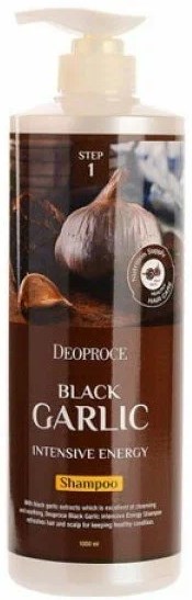 DEOPROSE Black Garlic Шампунь с экстрактом черного чеснока 1000 мл  - фото 826946