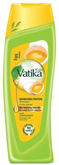 Vatika Шампунь с экстрактом яичного белка для тонких и ослабленных волос 400 мл (6/12 шт в коробке) - фото 826949
