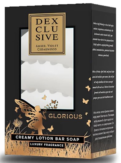DEXCLUSIVE (ПОДАР КОНТ) LUXURY FRAGRANCE "AMBER, VIOLET CEDARWOOD" 100гр*4 (16 шт) - фото 827005