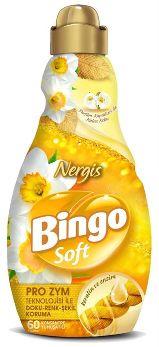 BINGO SOFT концентр. кондиционер для белья NARCISSUS 1440мл (9 шт) - фото 827021
