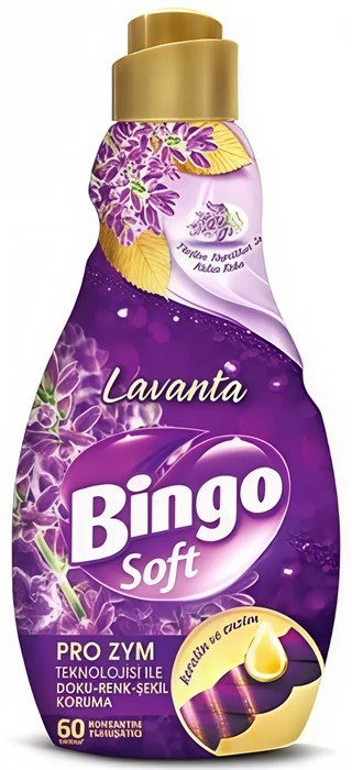 BINGO SOFT концентр. кондиционер для белья LAVANDER 1440мл (9 шт) - фото 827023
