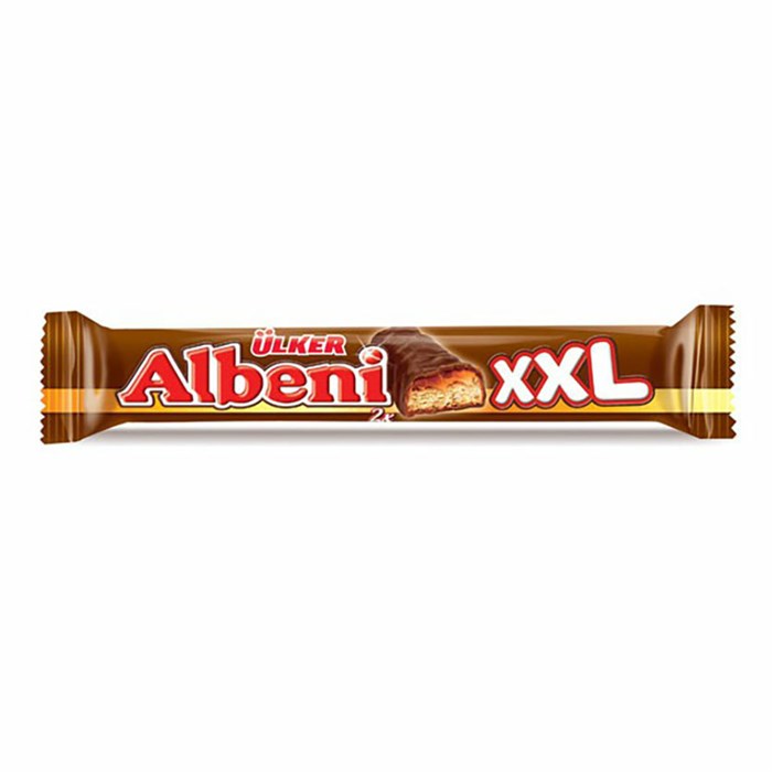 ULKER KZ Albeni xxl батончик печенье с карамельной начинкой в мол. шок. 70гр. 1/24шт.*4бл. - фото 827190