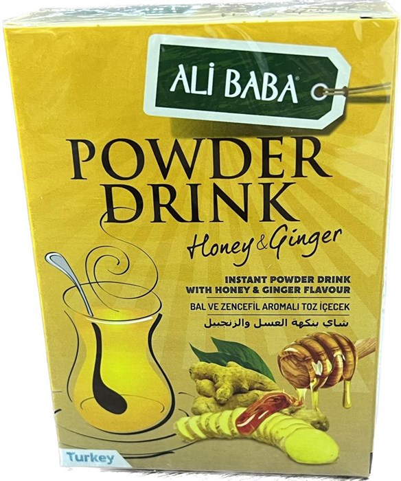 Ali baba Порошковый напиток со медовый имбирь 100гр. 1/36шт. - фото 827262
