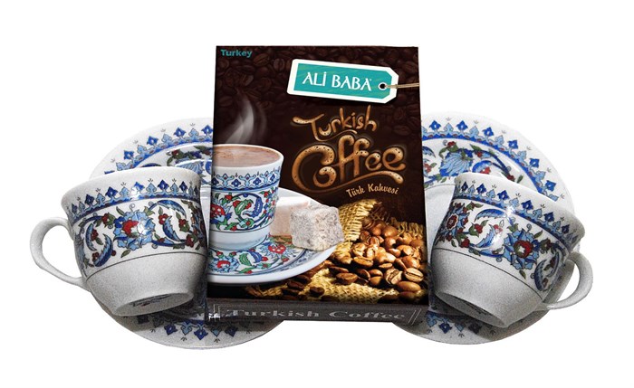 Ali baba Турецкий кофе с двойным кофейником 100гр. 1/20шт. - фото 827333