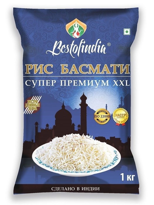 AMEENAH BASMATI PREMIUM XXL Рис 1кг. 1/20шт. - фото 827355