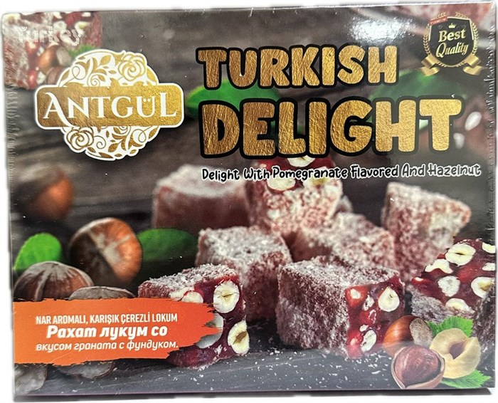 ANTGUL рахат-лукум с гранат и фундук. 200гр. 1/16шт. - фото 827464