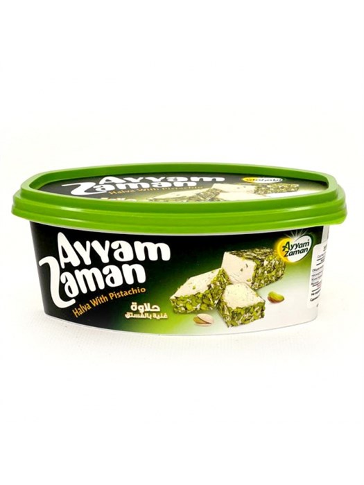 Ayyam Zaman Кунжутная халва с фисташками 350гр. 1/12шт. - фото 827522