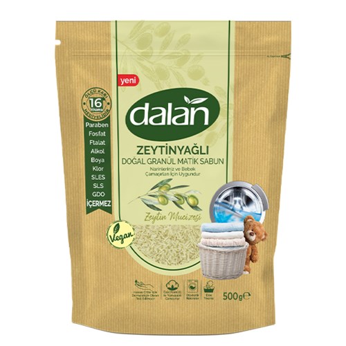 Dalan стиральный порошок для ручной стирки Олива 500гр. 1/12шт. - фото 827874