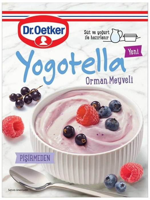 Dr.Oetker десерт йогутелла лесные ягоды  69гр. 1/12шт. - фото 827965