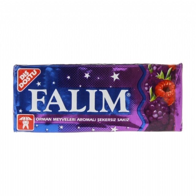FALIM жевательная резинка без сахара лесные ягоды 7гр.*5шт. - фото 828106
