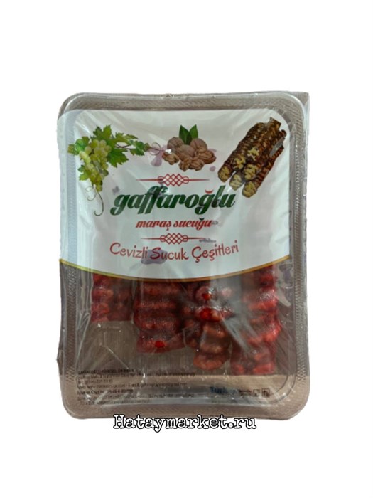 Gaffaroglu чурчхела гранат с грецкий орехом 400гр. 1/17 - фото 828158