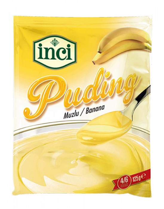 Inci puding muzlu пудинг с бананом 125гр. - фото 828485