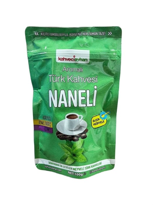 kahveciayhan кофе с мятным вкусом 100гр. 1/20шт. - фото 828545