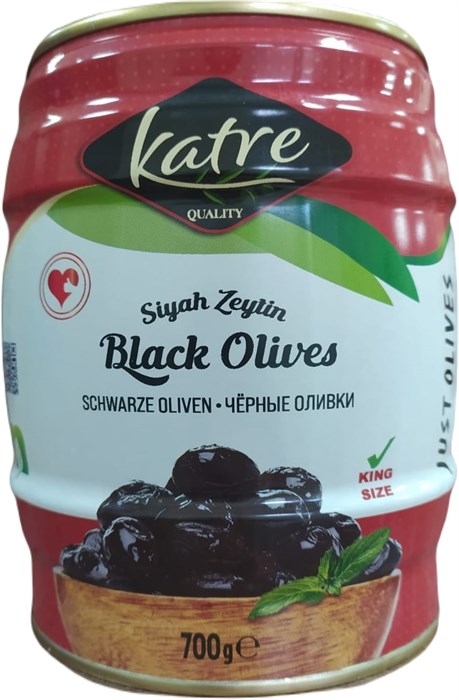 Katre черный маслины L-XL 700гр. жб. - фото 828578