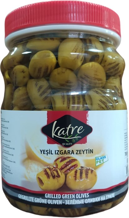 Katre зеленые оливки без косточки 141-160 cekirdeksiz 1250гр. - фото 828586