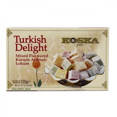 KOSKA Рахат-лукум ассорти вкусов 125гр. 1/24шт. - фото 828708