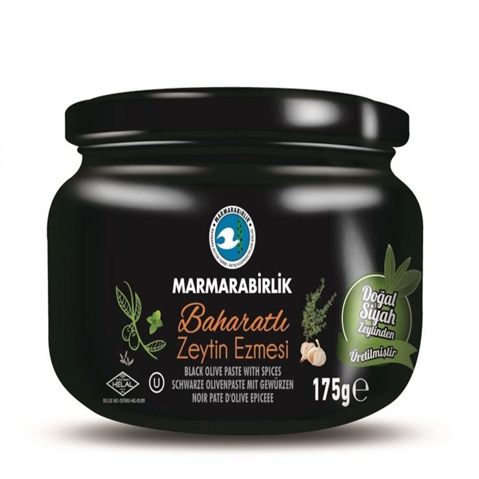 Marmarabirlik baharatli zeytin ezmesi паста оливковая пряная 175гр. 1/12шт. - фото 828817