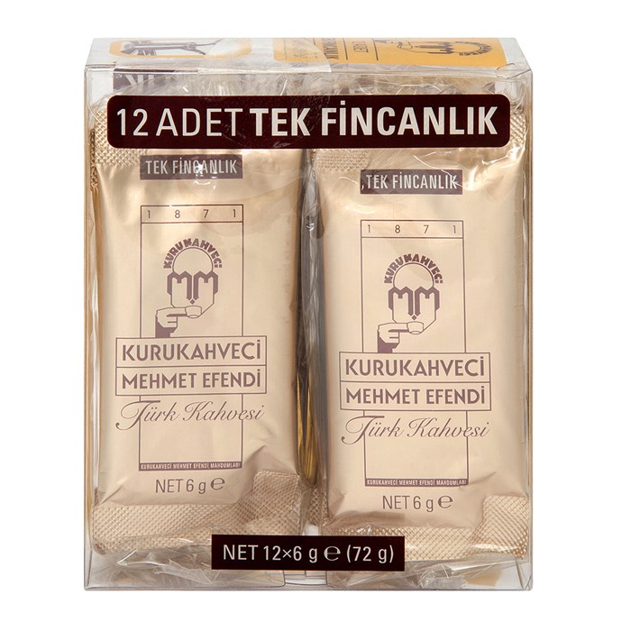 Mehmet Efendi Кофе порционный 12шт.*6гр.  1/12шт. - фото 828885