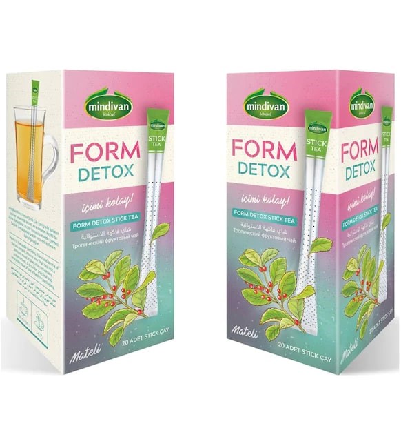 Mindivan FORM чай-детокс очищающий для похудения stik 20пак 40гр. 1/12шт. - фото 828909