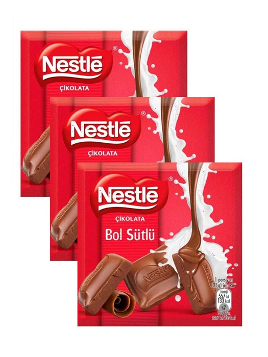 NESTLE Плиточный молочный шоколад  60гр. 1/6шт. - фото 828992