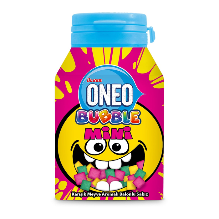 ULKER ONEO Buble mini kids жевательный резинка 60гр. 1/12шт. - фото 829028