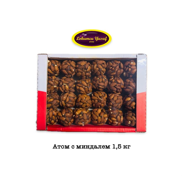Рахат-лукум “Атом с миндалем” 1,5кг. - фото 829258