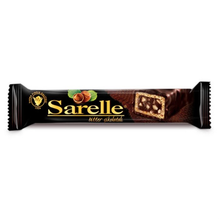 Sarelle вафли темный шоколад 33гр. 20*6 - фото 829350